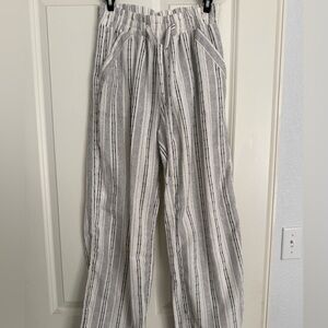 Sienna Sky Black and White Striped Women's Pants